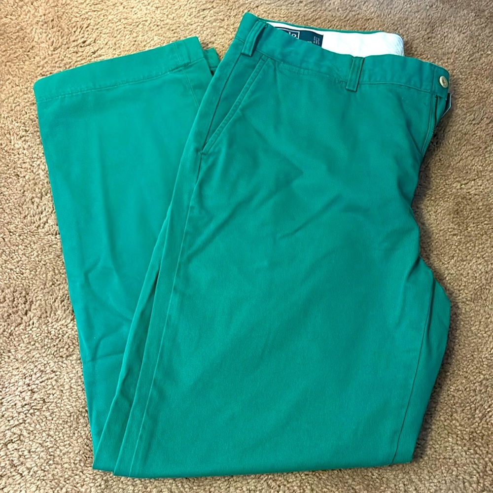 Kelly green Ralph Lauren Polo pants 36x32